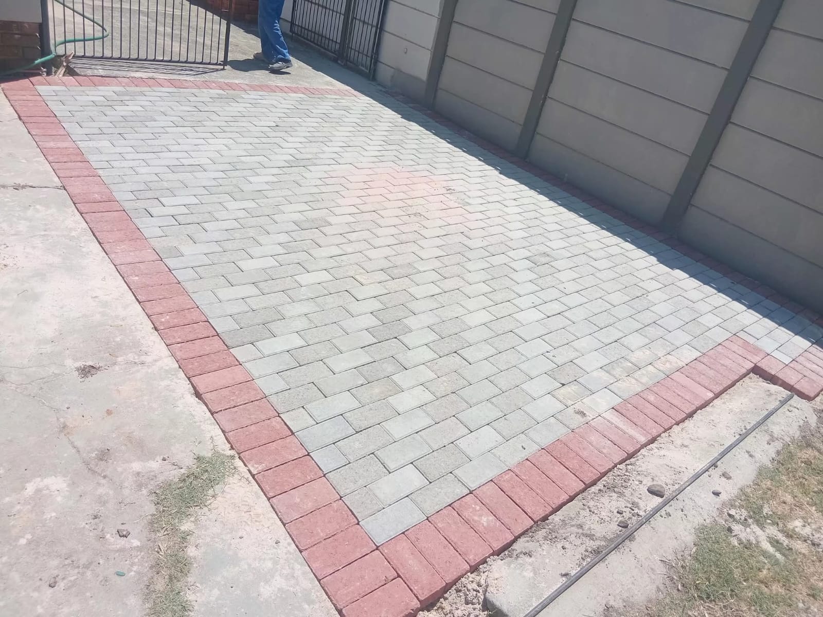 Paved driveway
